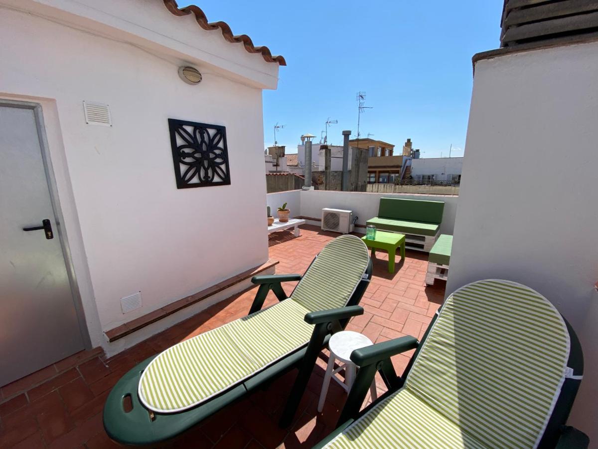 Amazing 2 Bedroom Apartment With Big Sun Terrace Sitges Centre Beach Exterior photo